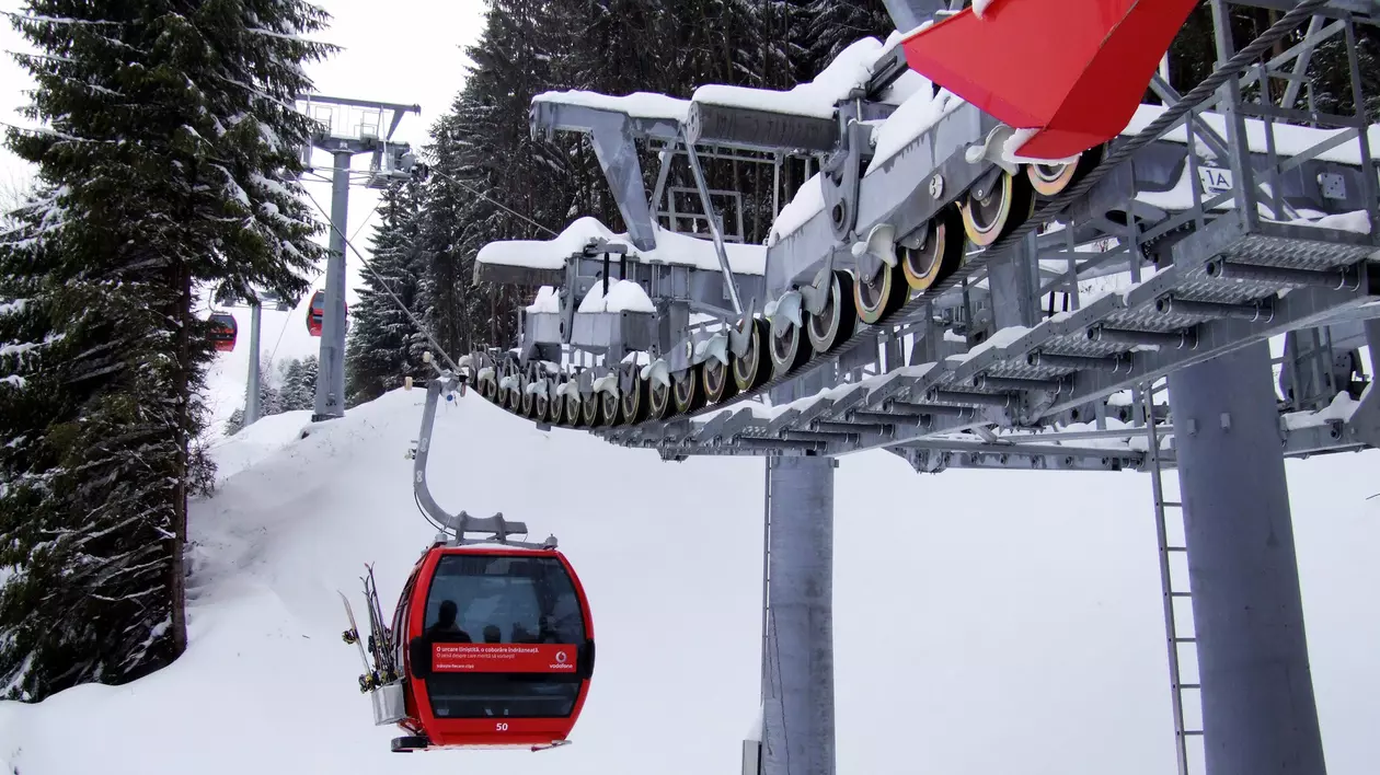 Prețurile pentru transportul pe cablu în Poiana Brașov, în sezonul 2024-2025. Continuă programul „Miercurea brașovenilor”