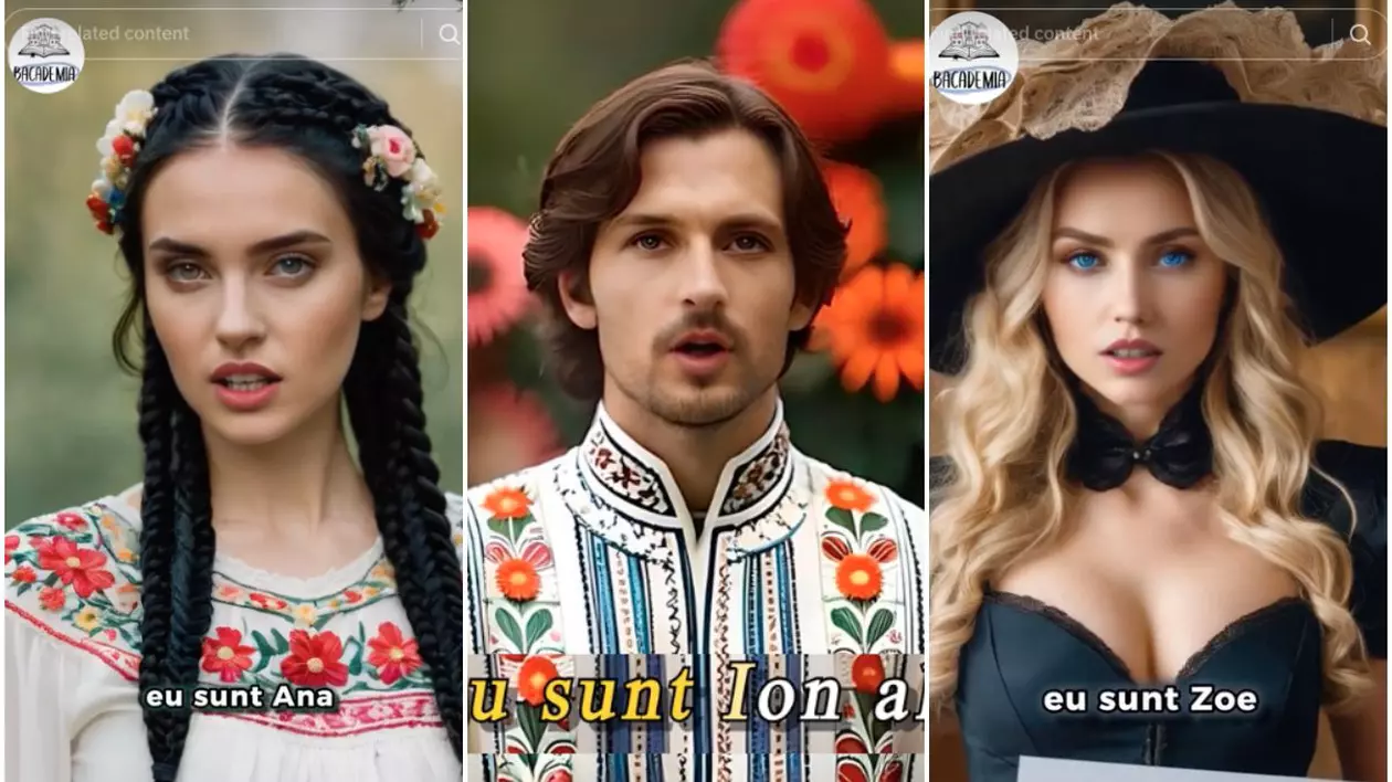 Zeci de mii de adolescenți învață eficient pentru Bac pe TikTok. Cum arată Zoe Trahanache sau Ion al Glanetașului în rezumate produse cu AI