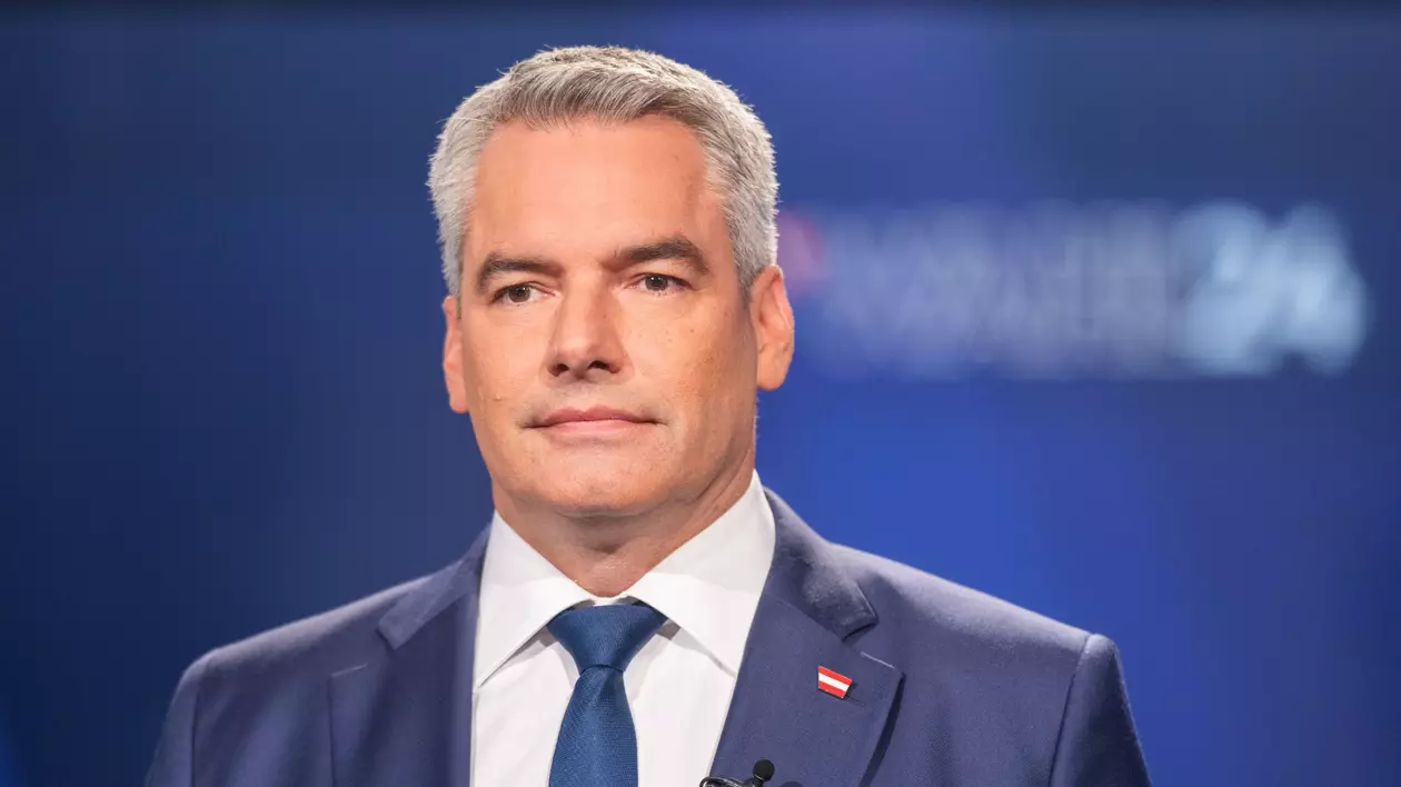 Cancelarul Austriei, Karl Nehammer.