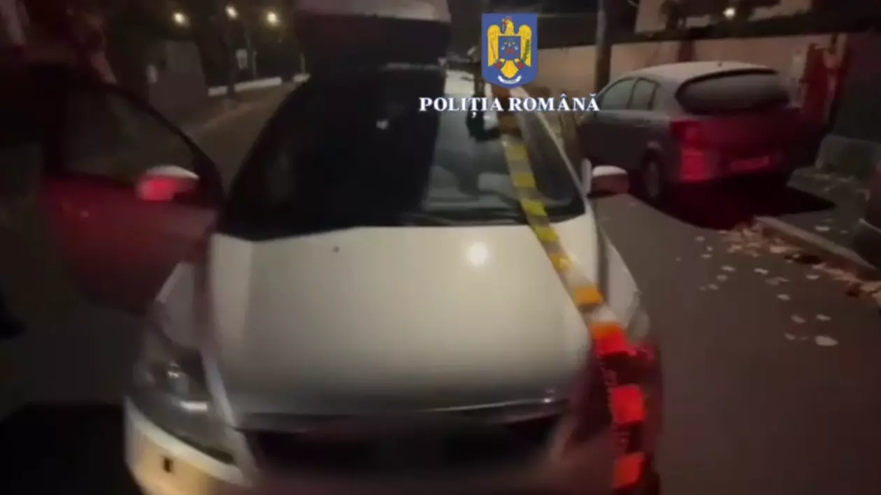 Focuri de armă în Târgoviște: tânăr fără permis fură o mașină