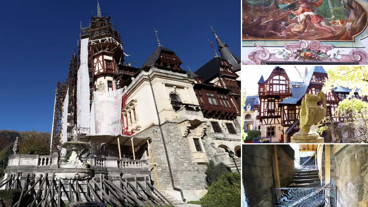 Castelul Peleș a ajuns o ruină în proptele. Casa Regală și Ministerul Culturii negociază molcom cine să rezolve problema care accelerează degradarea