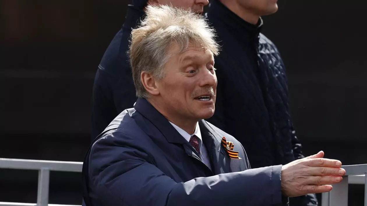 Purtătorul de cuvânt al Kremlinului, Dmitri Peskov, în cadrul unui eveniment