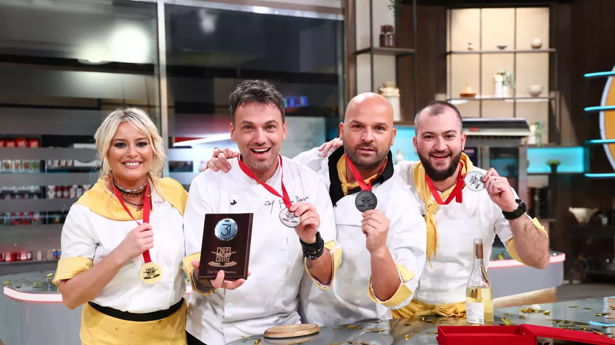 Chef Ștefan Popescu a câștigat battle-ul aniversar Chefi la cuțite de Ziua Antenei 1. Ce avantaj a primit pentru sezonul următor al show-ului culinar