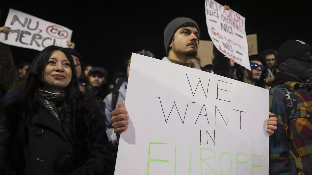 protest studenți anti-georgescu