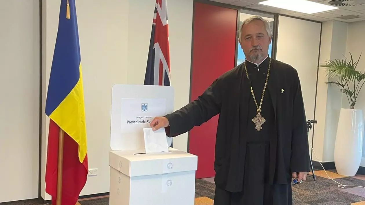 Primul român care a votat la alegerile prezidențiale din 2024 e preot în Noua Zeelandă