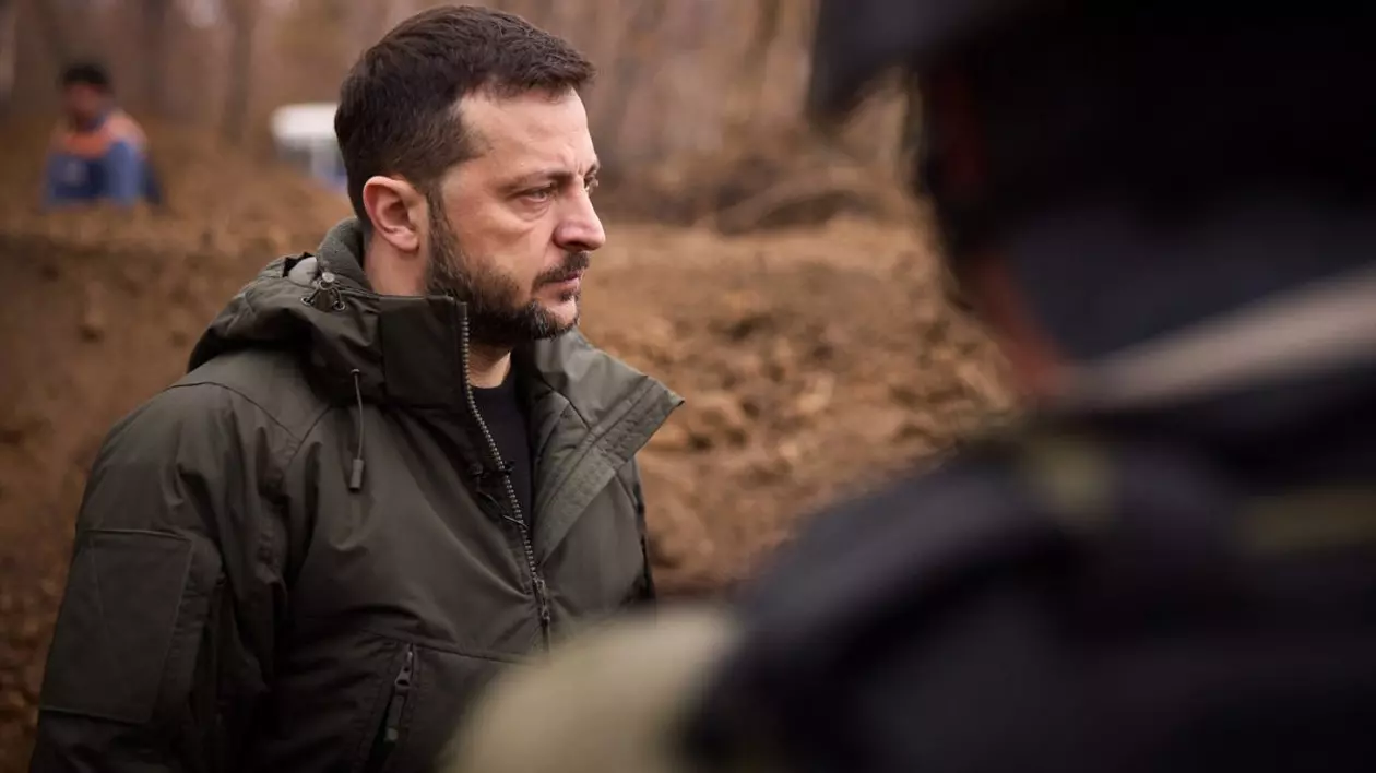 Volodimir Zelenski în sectorul de luptă Pokrovsk, alături de soldații ucraineni. Liderul de la Kiev încearcă să-i îmbărbăteze