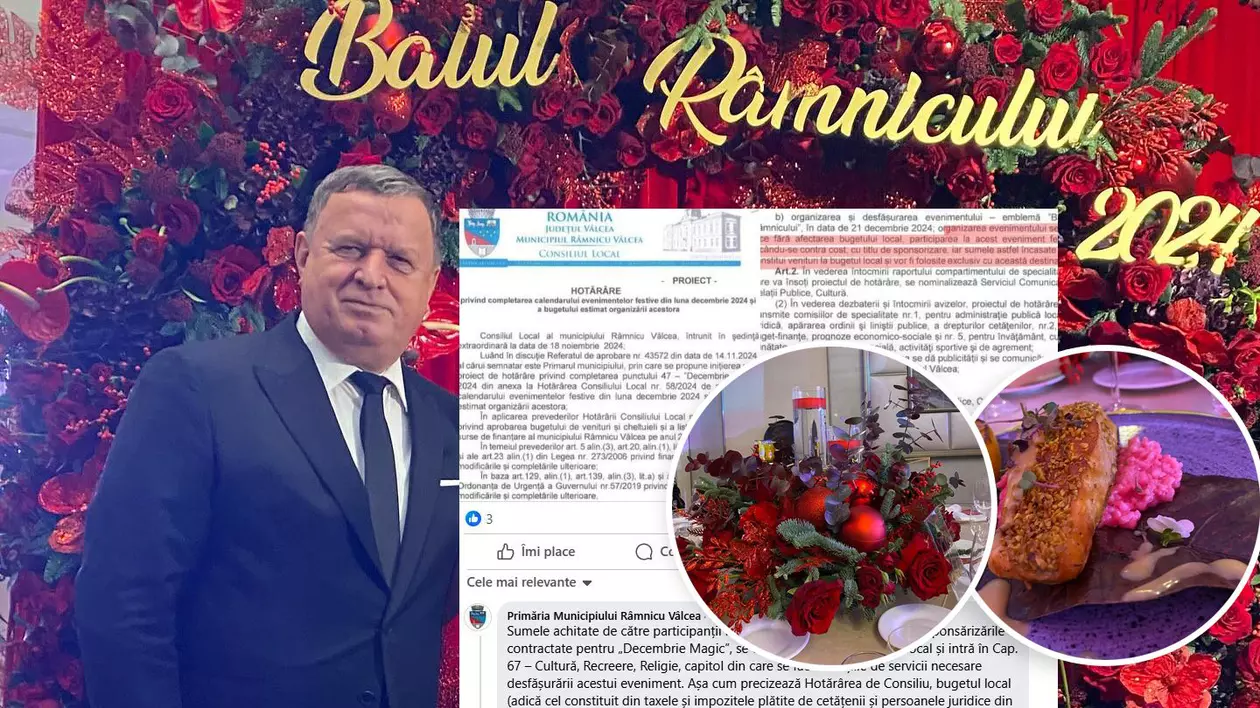 Ingineria financiară prin care Primăria Râmnicu Vâlcea a organizat evenimentul-emblemă „Balul Râmnicului”. Ce sume au încasat Florin Ristei și Diana Matei
