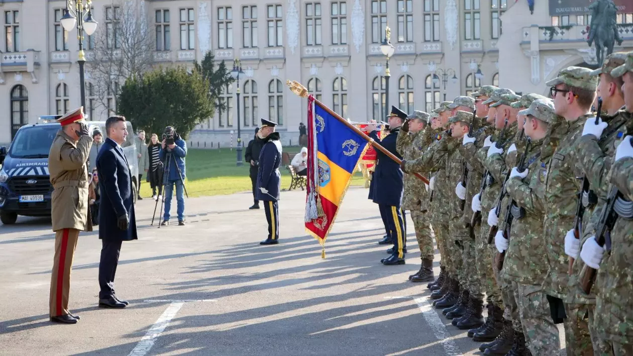Scandal la Iași în timpul ceremoniei dedicate Zilei Memoriei Victimelor Comunismului Foto: Facebook/Brigada 15 Mecanizată