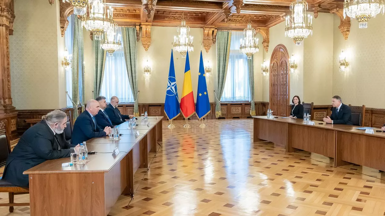 Klaus Iohannis, Marcel Ciolacu, Ilie Bolojan și Kelemen Hunor
