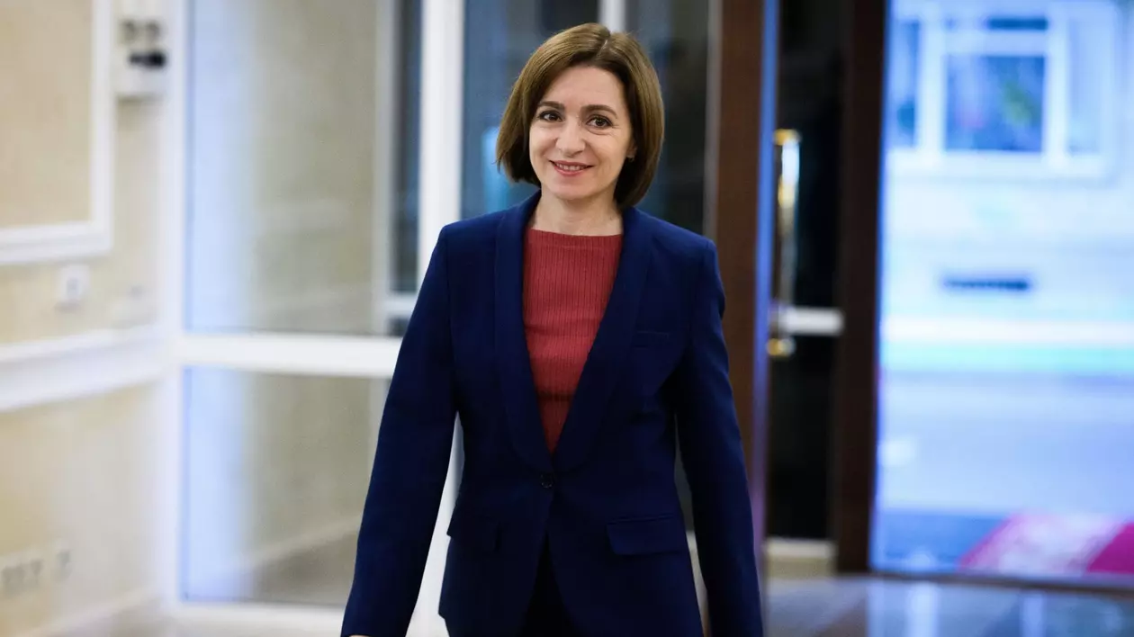 Maia Sandu, președinta Republicii Moldova. Foto Hepta