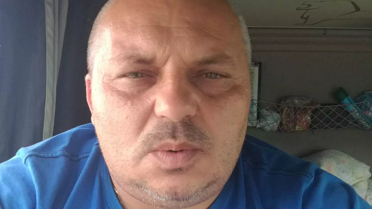 Fotografie cu Petre Giurma, șoferul român de TIR care a murit ars de viu în Italia