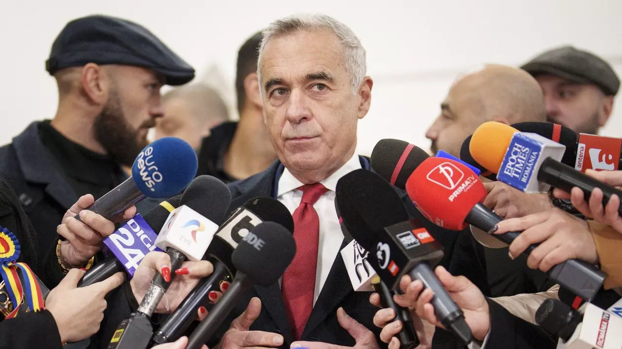 Călin Georgescu intervievat de jurnaliști