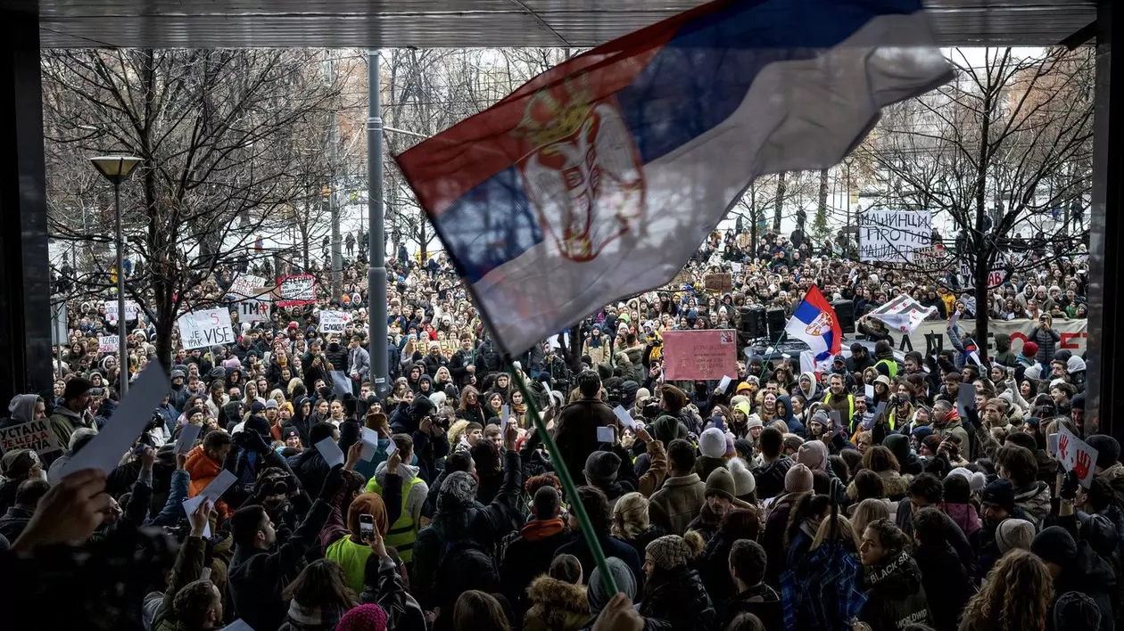 protest serbia