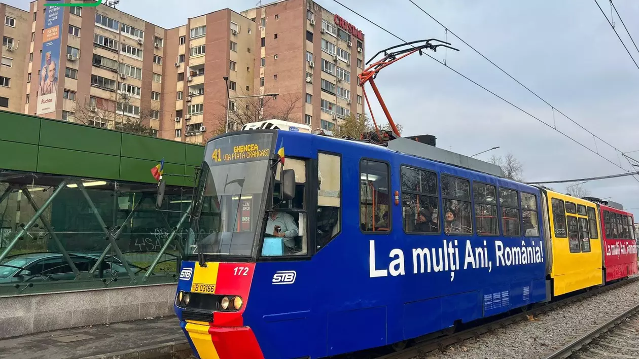 Tramvaiul Tricolor: Mândria Capitalei de Ziua Națională