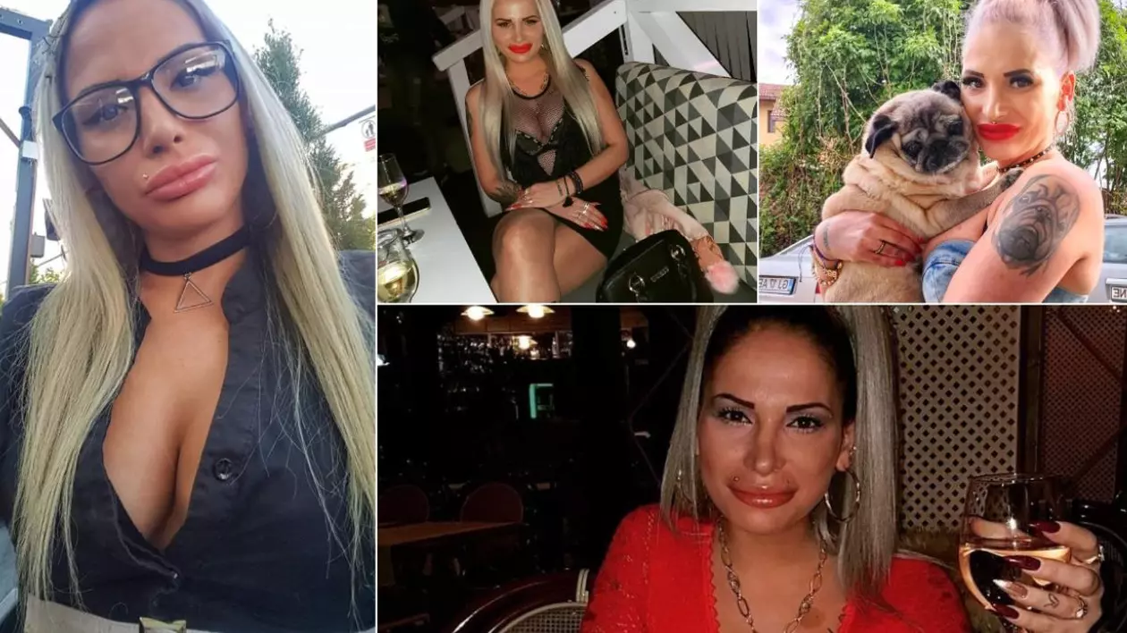 Colaj foto cu Anda Sasha, tânăra din Târgu Jiu găsită moartă în casă