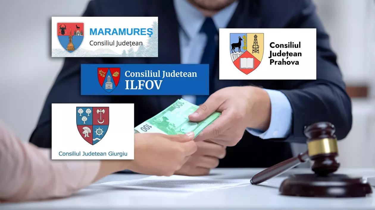 Consiliile județene au cheltuit peste două milioane de euro pe servicii juridice în ultimii cinci ani. Mai mult de jumătate din sumă a ajuns la trei mari case de avocatură