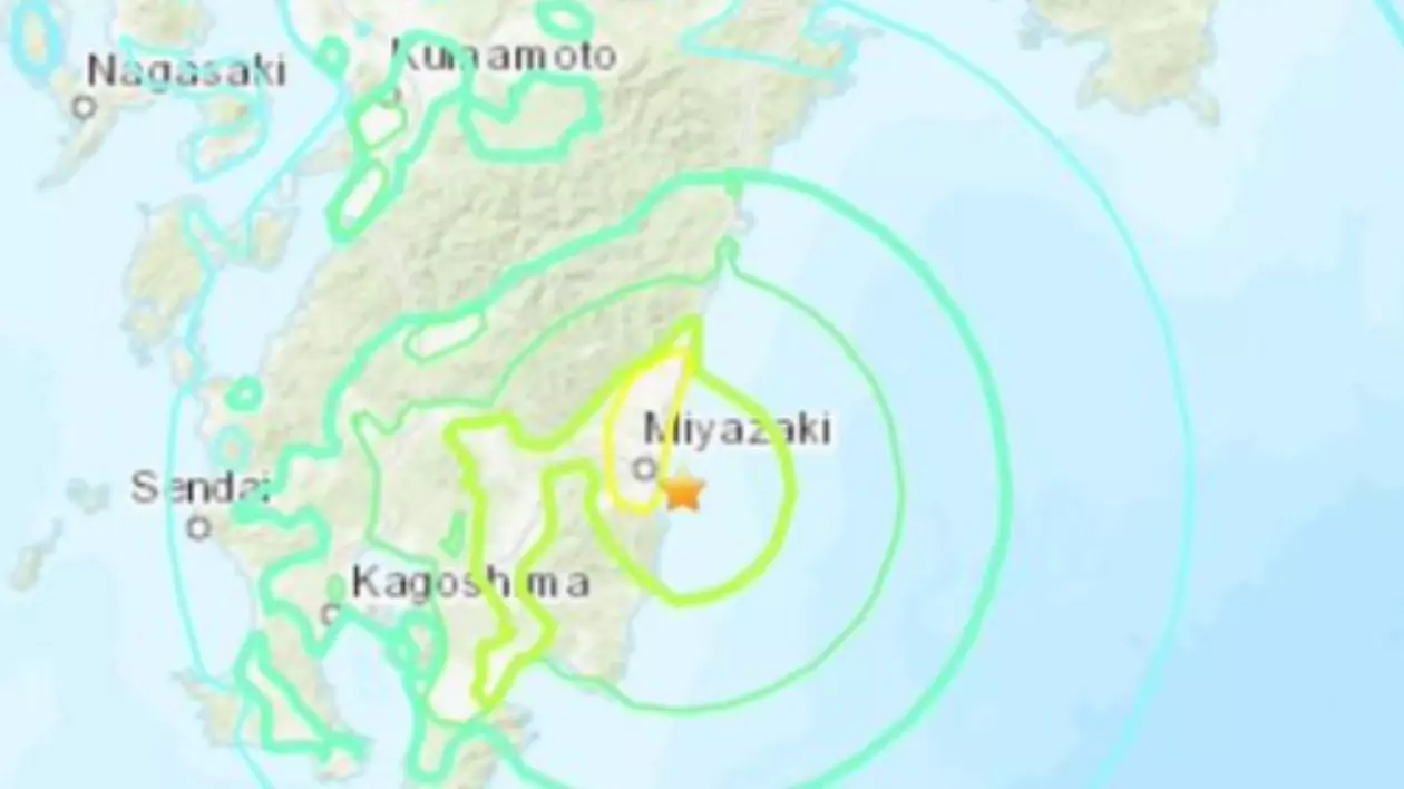 Avertizare de tsunami în Japonia, după un cutremur cu magnitudinea de 6,8 în largul coastei de sud-vest