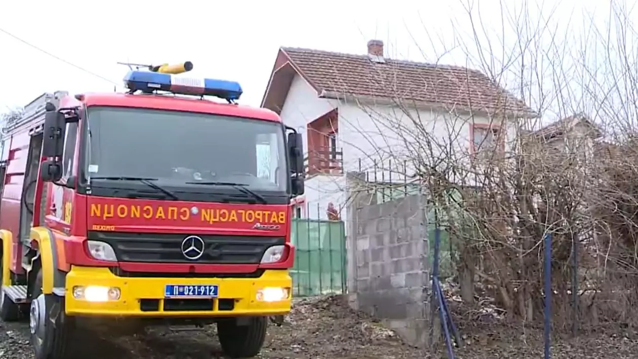 mașină de pompieri azil de bătrâni Serbia