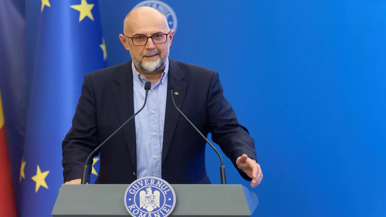 Kelemen Hunor, în timpul unui discurs