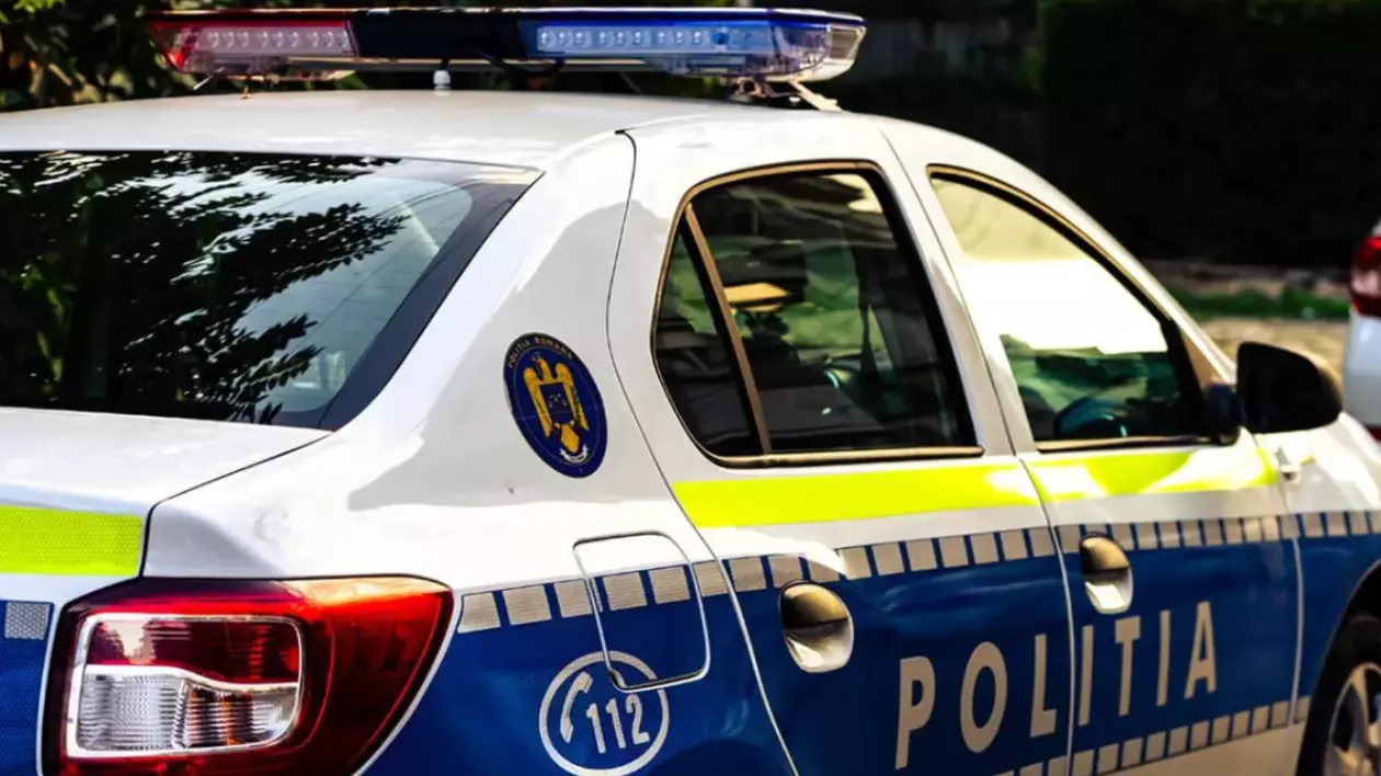 Mașină de poliție din România