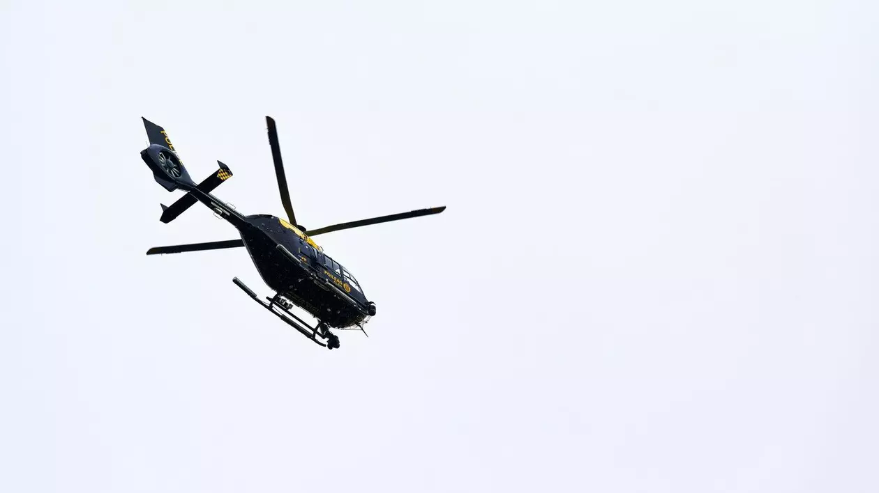 elicopter în zbor