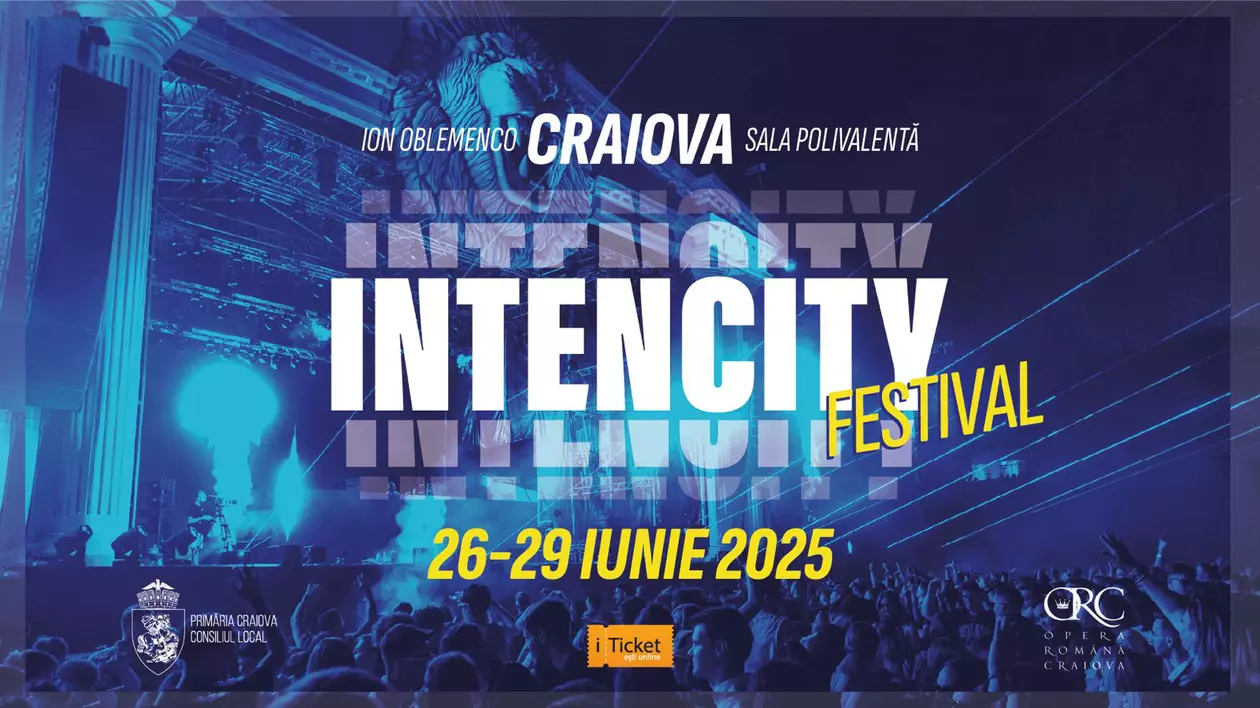 Afiș festival IntenCity Craiova