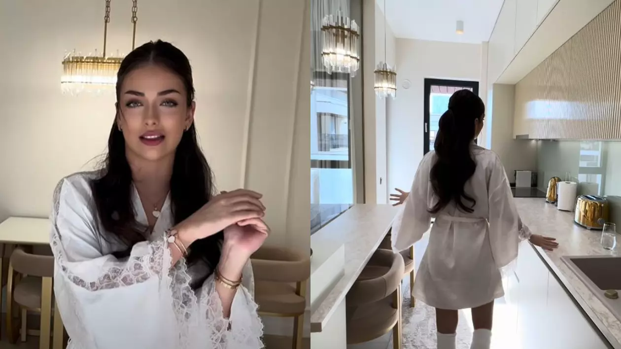 Andreea Bostănică și-a prezentat apartamentul din București