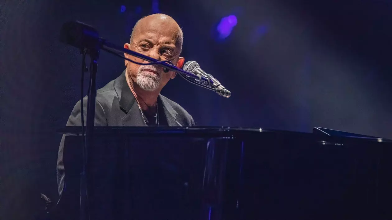 Billy Joel surprins în timpul unui concert în Indiana, pe 8 februarie 2025