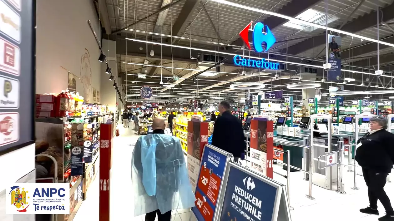 Control ANPC la Carrefour Băneasa