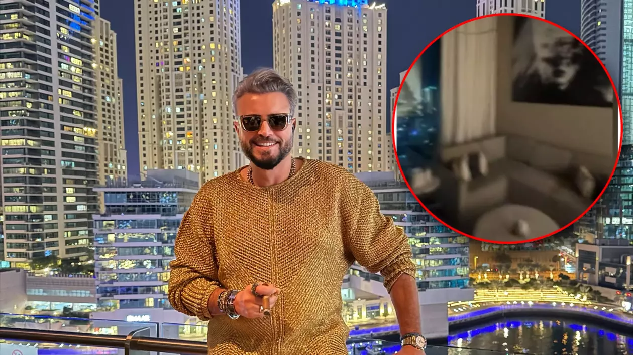 Cătălin Botezatu - imagini apartament Dubai