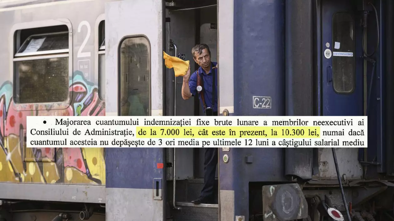 Colaj marire indemnizatii sefi CFR calatori