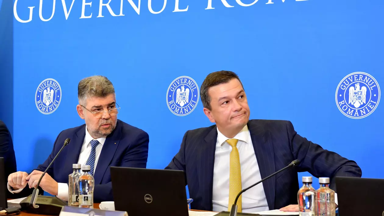 Marcel Ciolacu, Sorin Grindeanu. Foto: Hepta