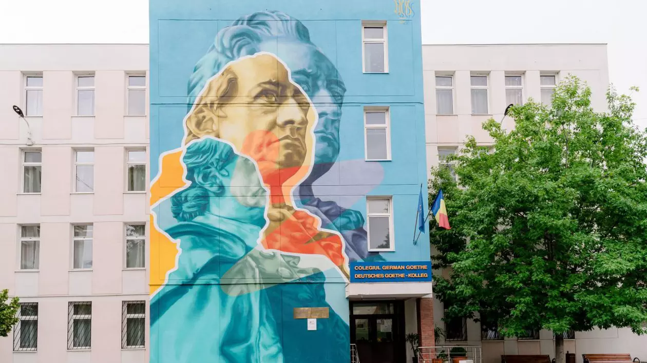 Clădirea de la Colegiul german Goethe