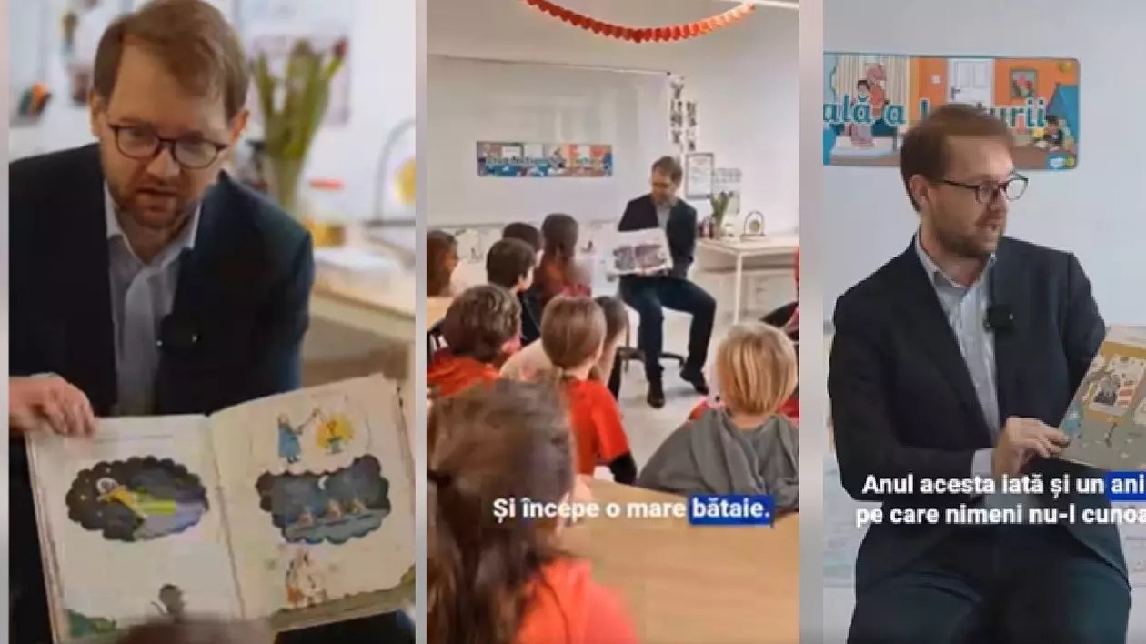 Dominic Fritz le citeste copiilor de Ziua Lecturii