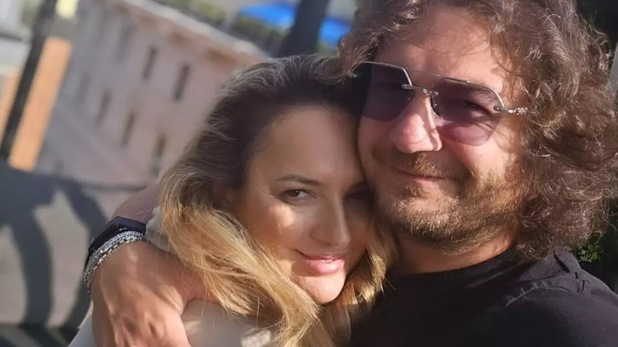 Florin Dumitrescu și Cristina, soția lui