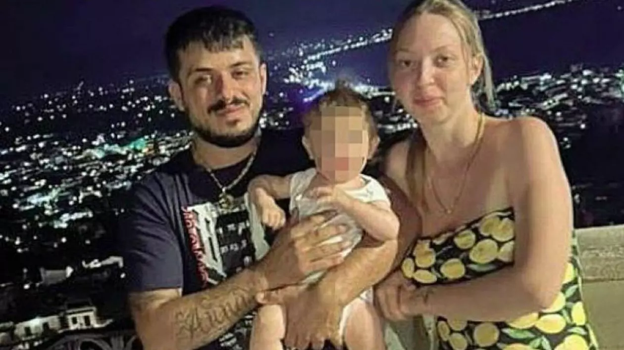 Antonio (românul care a fost împușcat mortal în cap, în Italia, după un jaf), alături de unul dintre copii și iubita lui