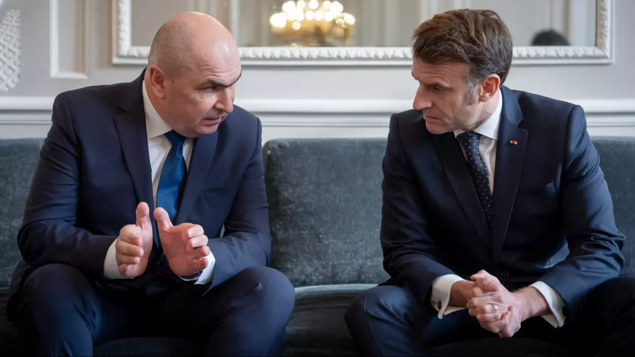 Ilie Bolojan, discuții private cu Emmanuel Macron la Paris