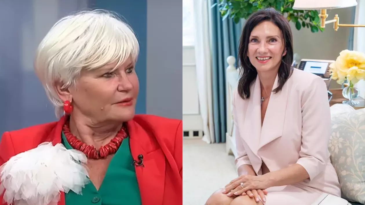 Monica Tatoiu în stânga și Carmen Iohannis