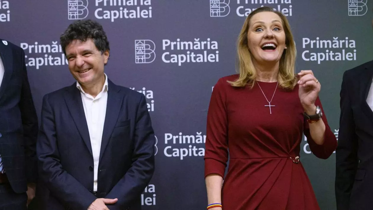 Nicusor Dan si Elena Lasconi