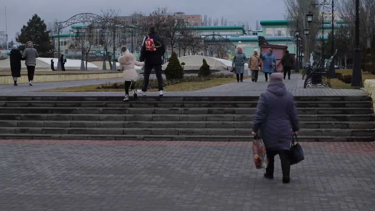 O zi obișnuită în Tiraspol. Imagine din 26 ianuarie 2025 Foto: Profimedia