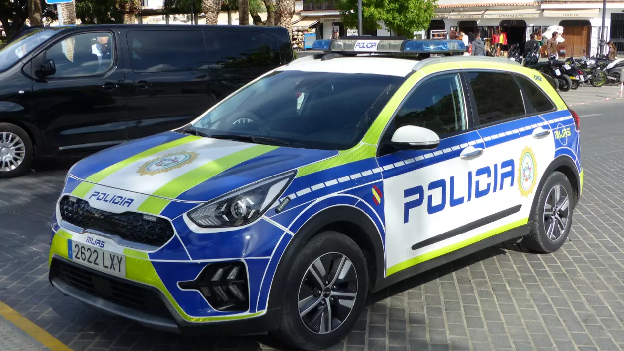 Mașină de poliție din Malaga
