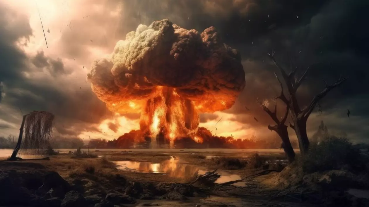 Scena epică a exploziei nucleare. Sfârșitul lumii Sursă foto: Profimedia