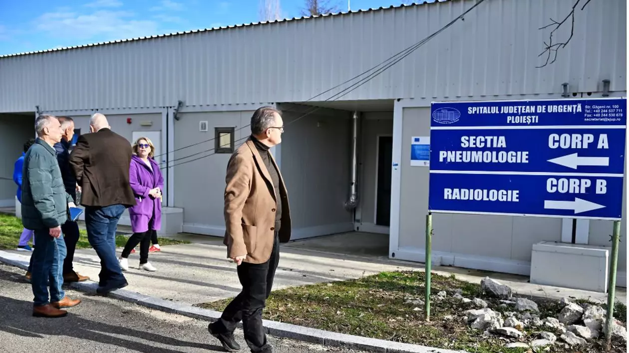 Spitalul modular din Ploiești va fi dat în folosință în curând. De 2 ani nu este funcțional din cauza blocajelor administrative și tehnice