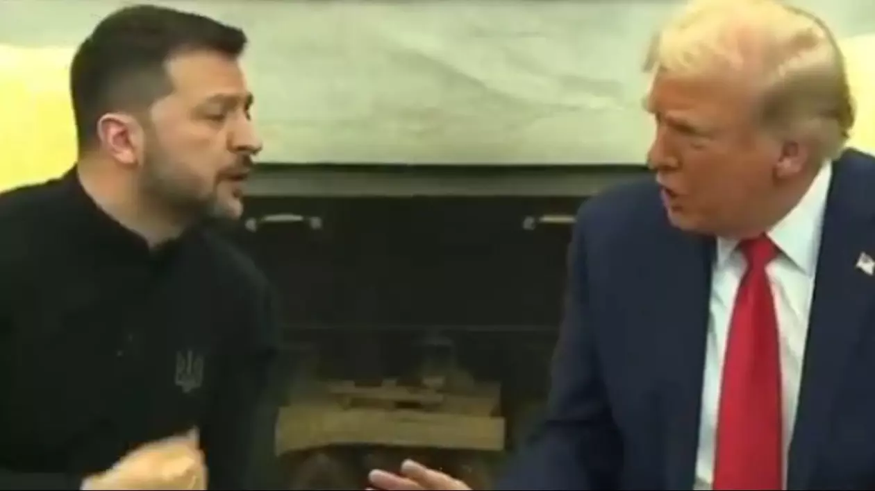 Donald Trump și Volodomir Zelenski, tensionați la Casa Albă