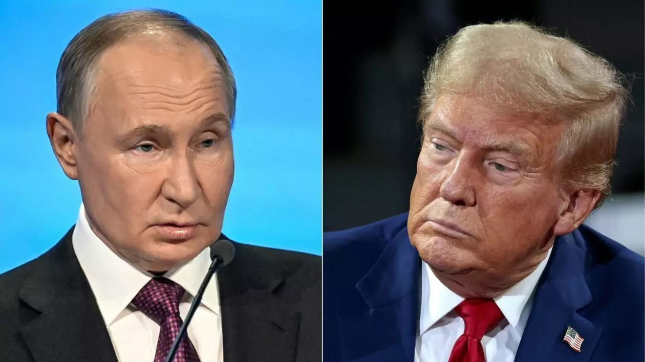 Colaj cu Vladimir Putin (stânga) și Donald Trump. Imagine cu caracter ilustrativ Foto: Profimedia