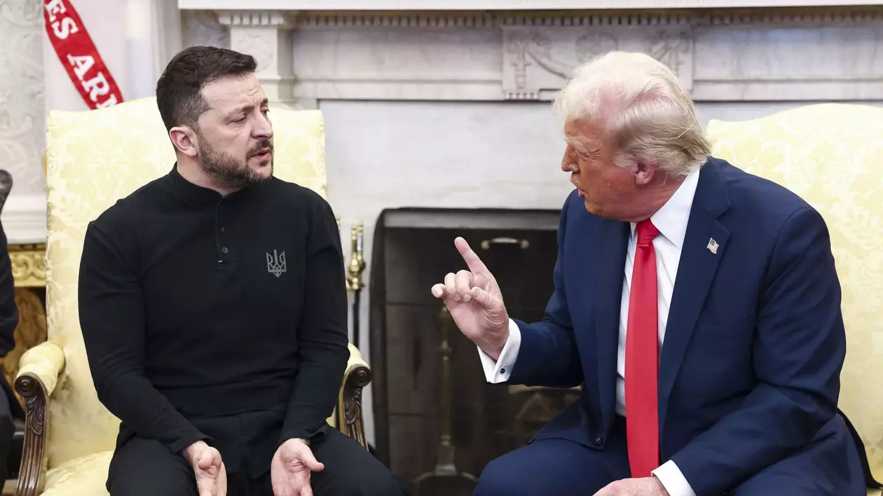 Volodimir Zelenski (stânga) și Donald Trump, într-o întâlnire istorică la Casa Albă Foto: Hepta