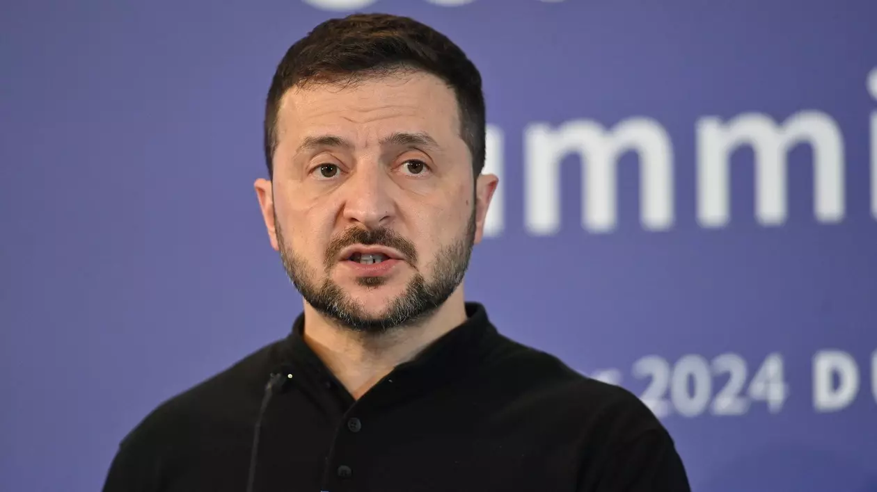 Volodimir Zelenski surprins în timpul unei conferințe de presă de după summitul Ucraina - Europa de Sud-Est