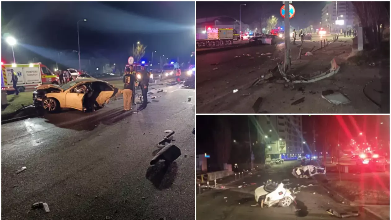 Imagini de la locul accidentului din Mamaia