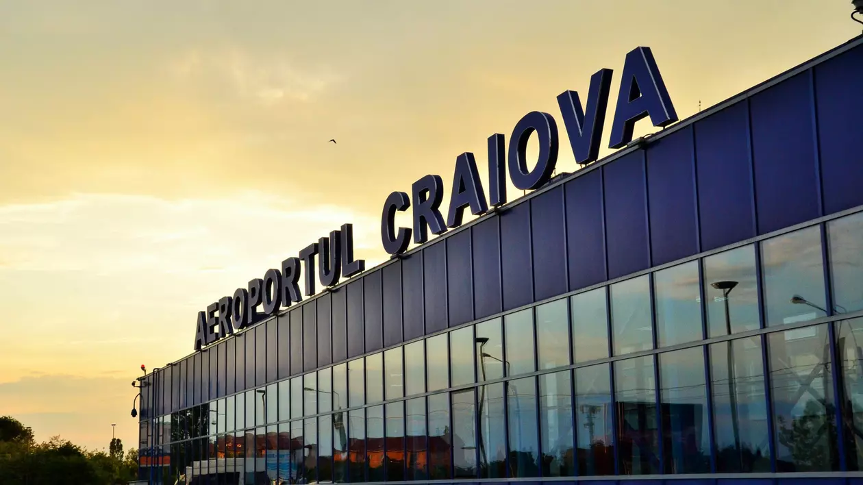 Craiova vrea parc aeronautic lângă aeroport. Noul terminal de 115 milioane de euro e aproape finalizat