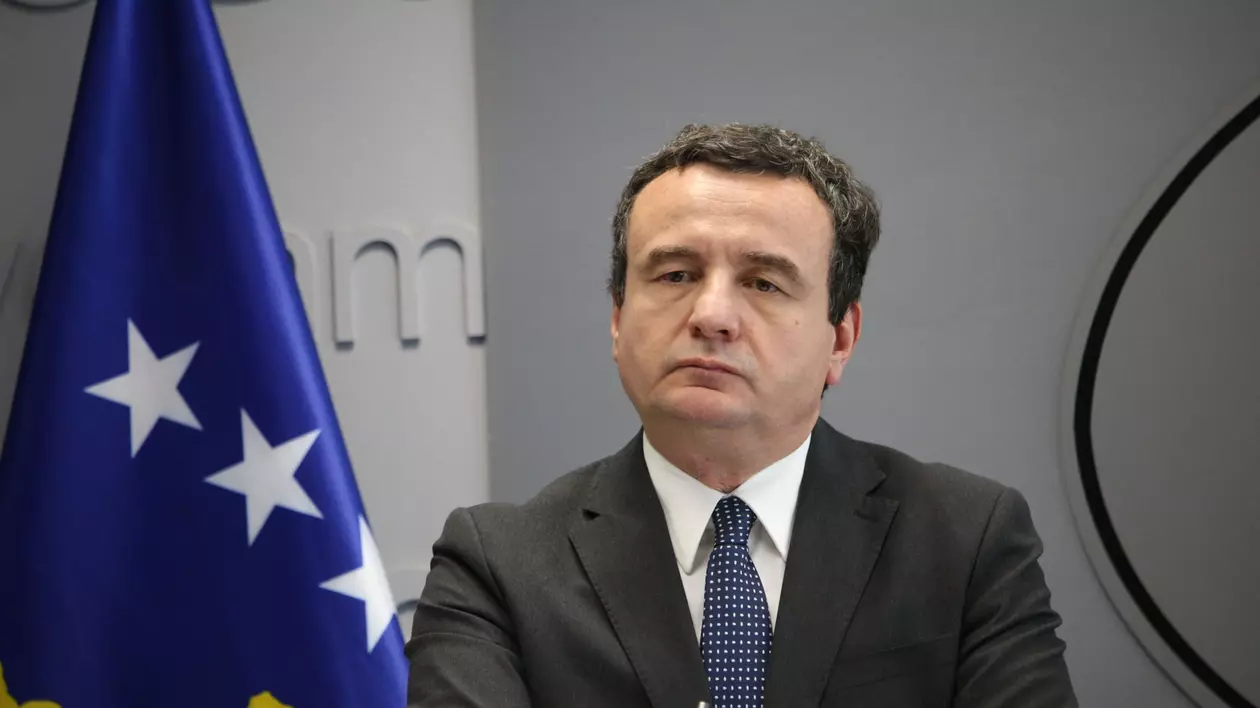 Albin Kurti, premierul Kosovo. FOTO: Hepta.
